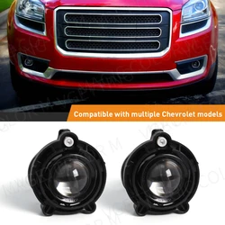 2 Pcs Fog Lamps For Chevrolet Cruze Trax Impala Equinox Malibu Buick Allure Rainier Enclave GMC Acadia Car Front Bumper Lights