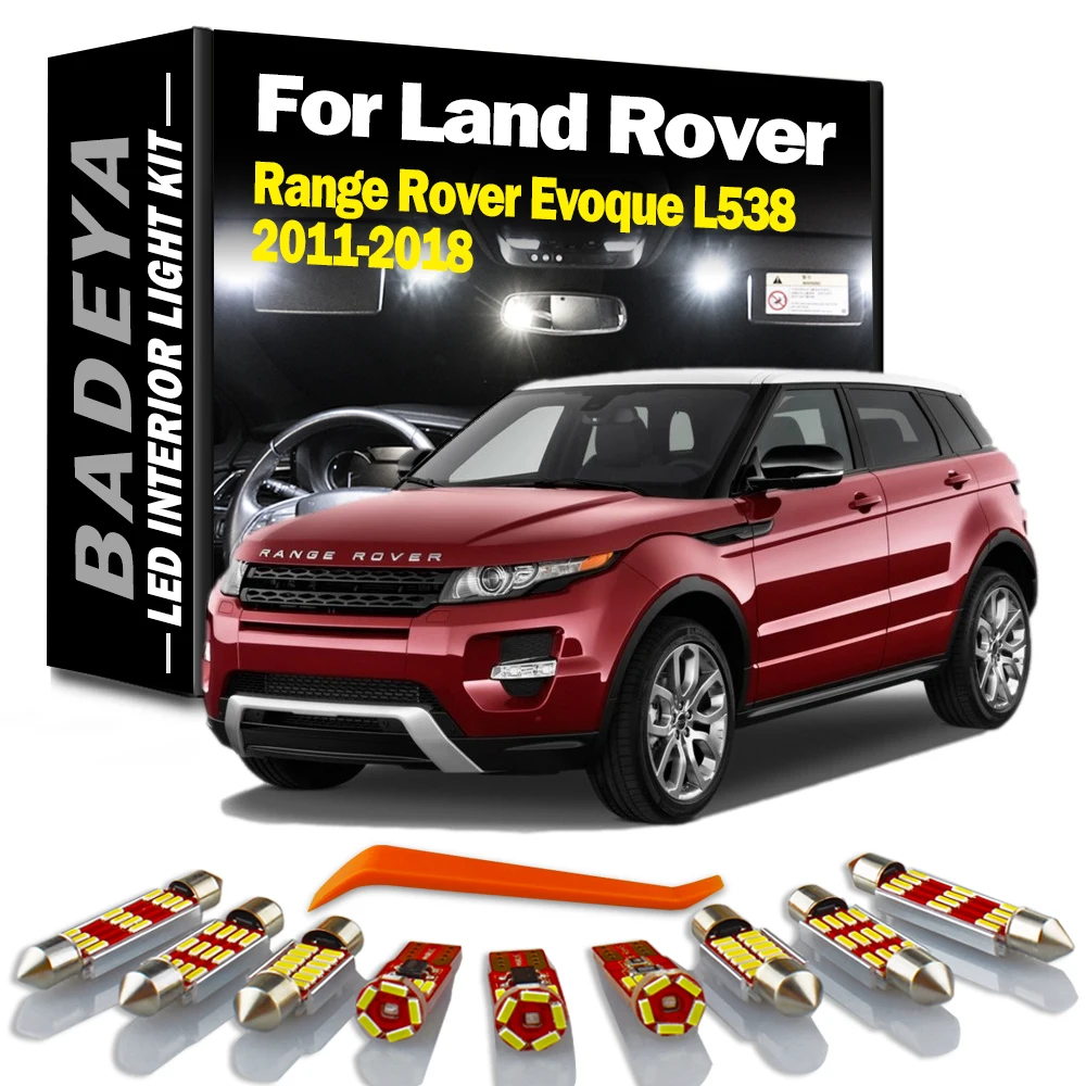 Accessories For Land Rover Range Rover Evoque L538 2011 2012 2013 2014 2015 2016 2017 2018 LED interior Map Light Kit Car Bulb