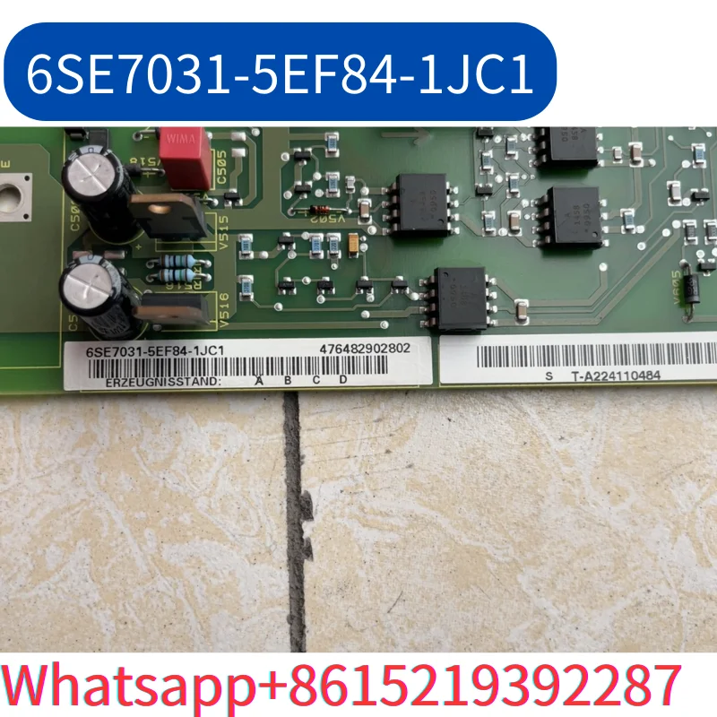 Imagem -02 - Igd Trigger Board Driver de Segunda Mão Testado ok 6se7035ef841jc1