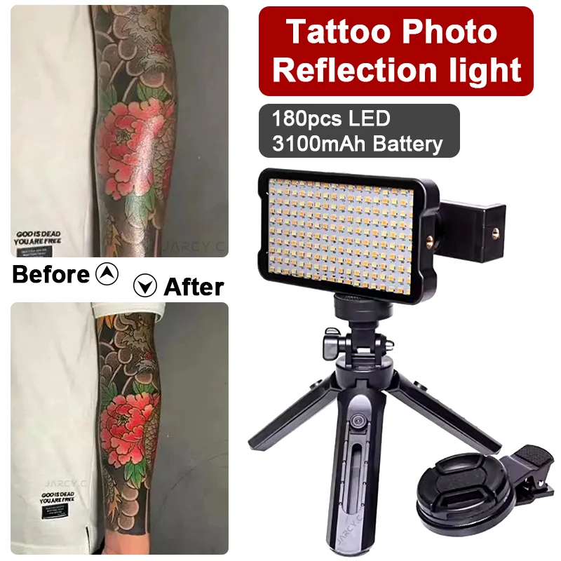 

Tattoo Photo Reflective Removal Kit Tattoo Photography Fill Light Tool With 52mm CPL Cellphone Polarizing Filter for Any Phone