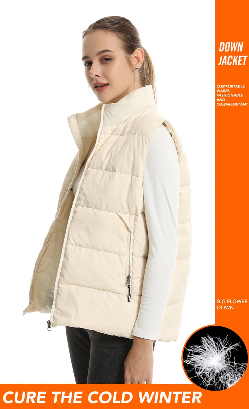 Frauen USB Infrarot 15-Zahlen-Heizweste Jacke Mode Heizwesten Winter Warm gepolsterte ärmellose Weste Thermokleidung – Detail 3