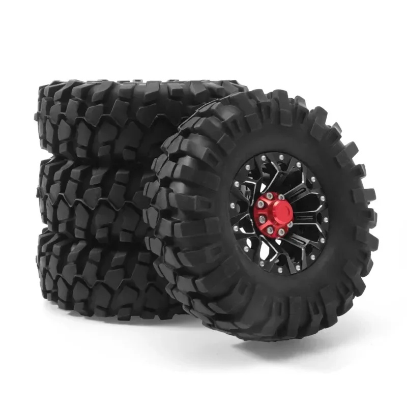 

4pcs 1.9inch 110mm Climbing car wheels and tires For 1/10 Rock Track Redcat Scx10 Axial 90046/90047 Rc4wd Yikong D90 Trx4 Trx6
