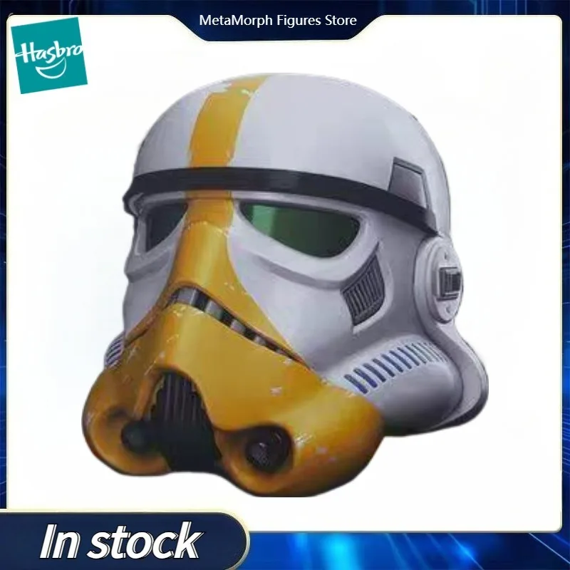 Figura de acción original de Hasbro Star Wars The Black Series Artillery Stormtroop Helmet, colección de modelos
