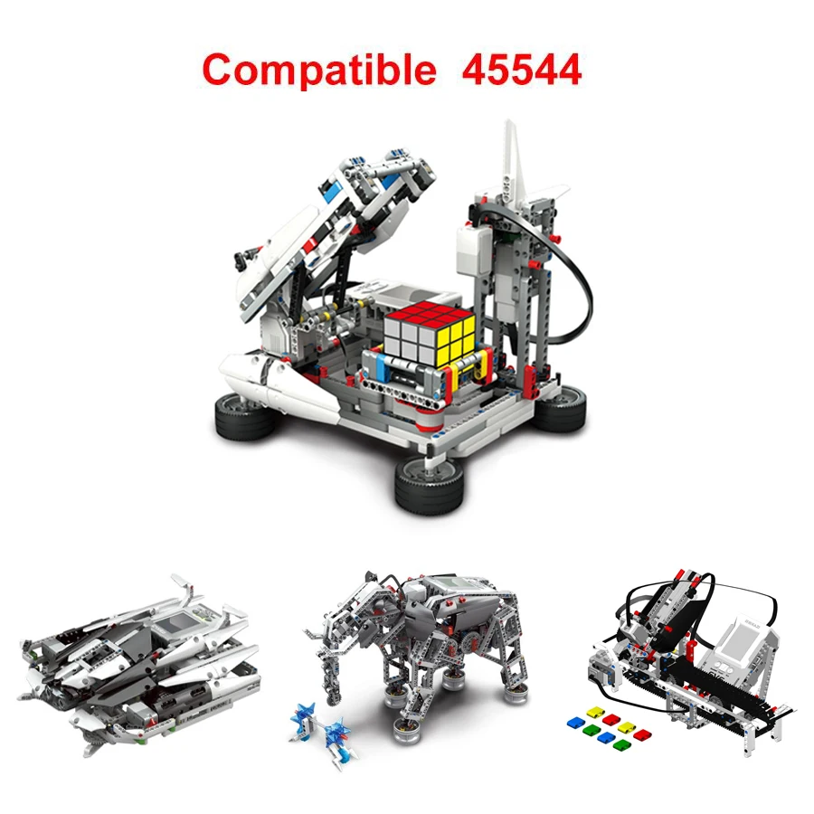 

KAZI EV6 Building block programming robot compatible with EV3 graphical programming scratch3.0 Upgraded version EV5 45544 45560