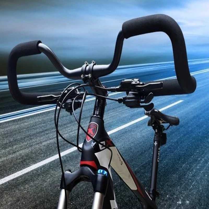 

Aluminum Alloy Mountain Bike Butterfly Handlebar Comfortable Lightweight Sturdy Durable Bicycle Handlebar Cycling Bicycle Parts