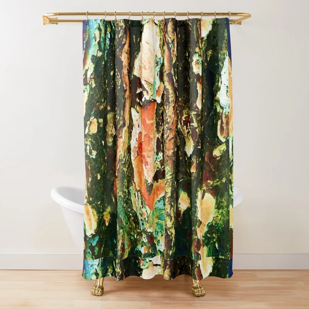 

Faces of nature 2 Shower Curtain Bathroom Deco Elegant Bathroom Curtain