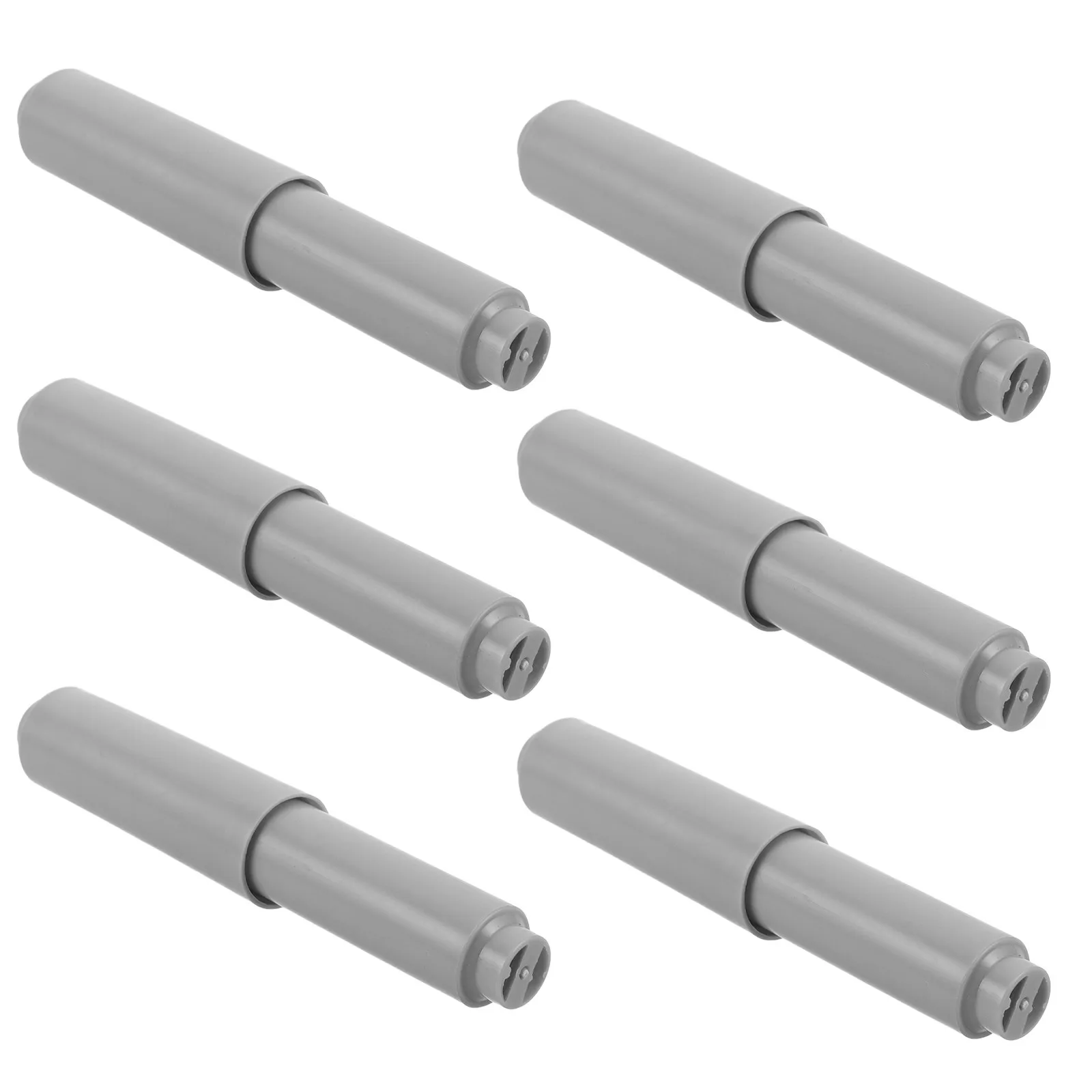6Pcs Toilet Paper Holder Spring Rod Flexible Replacement Plastic Roller Spindle for Bathroom Tissue Roll Holder Smooth Easy