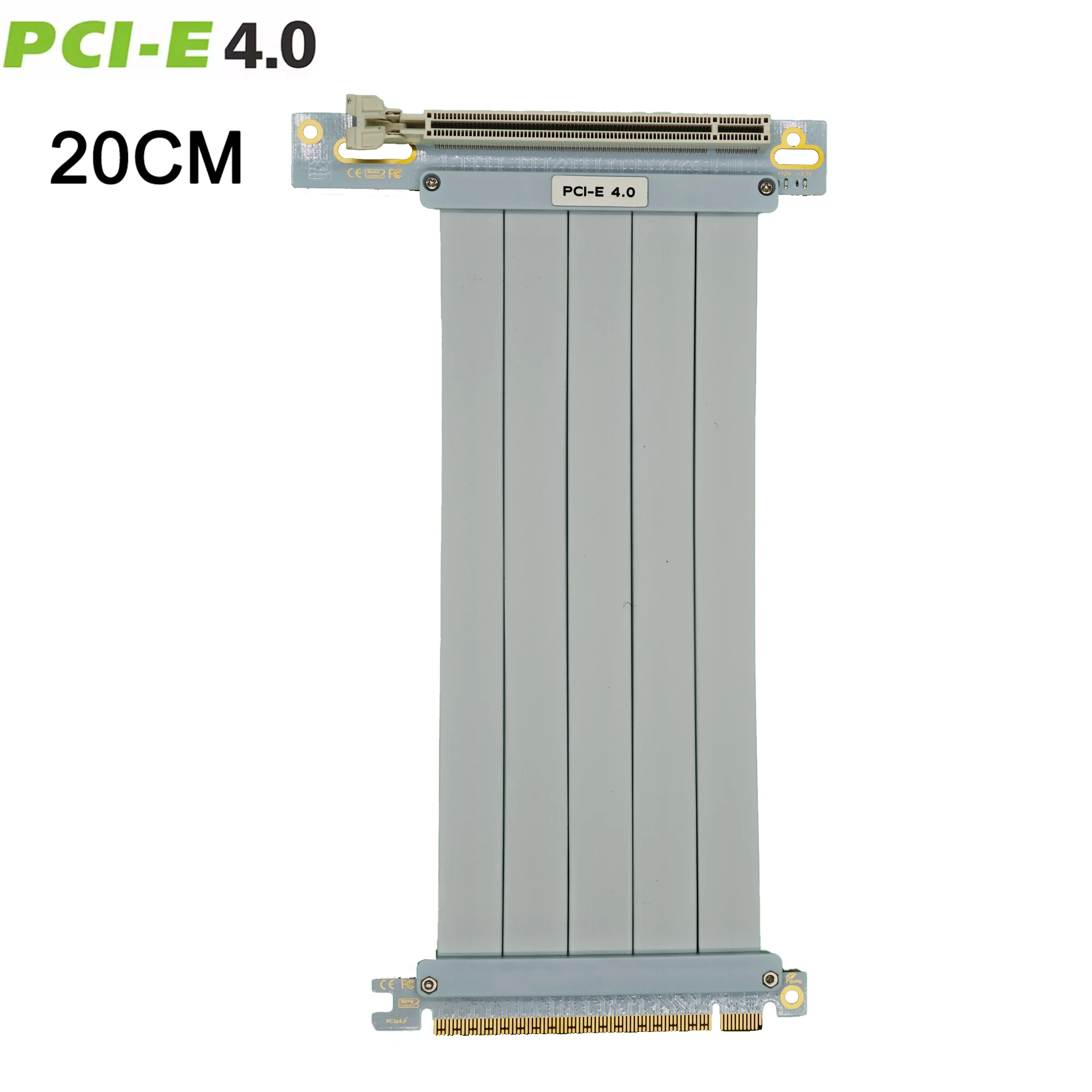 PCI Express 3.0/4.0 x16 tot x16 Gen 4 GPU Dubbele Reverse Grafische Kaart Verlengkabel Riser Card Voor ITX vergulde Connector