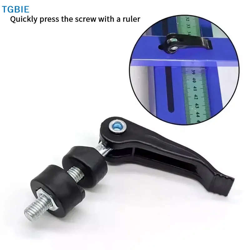 [TL]Quick Press Screw Attaching Clamp 6mm Thread Lawn Mower Handle Knobs Nut Bolt Lawn Mower Push Cutter Accessories