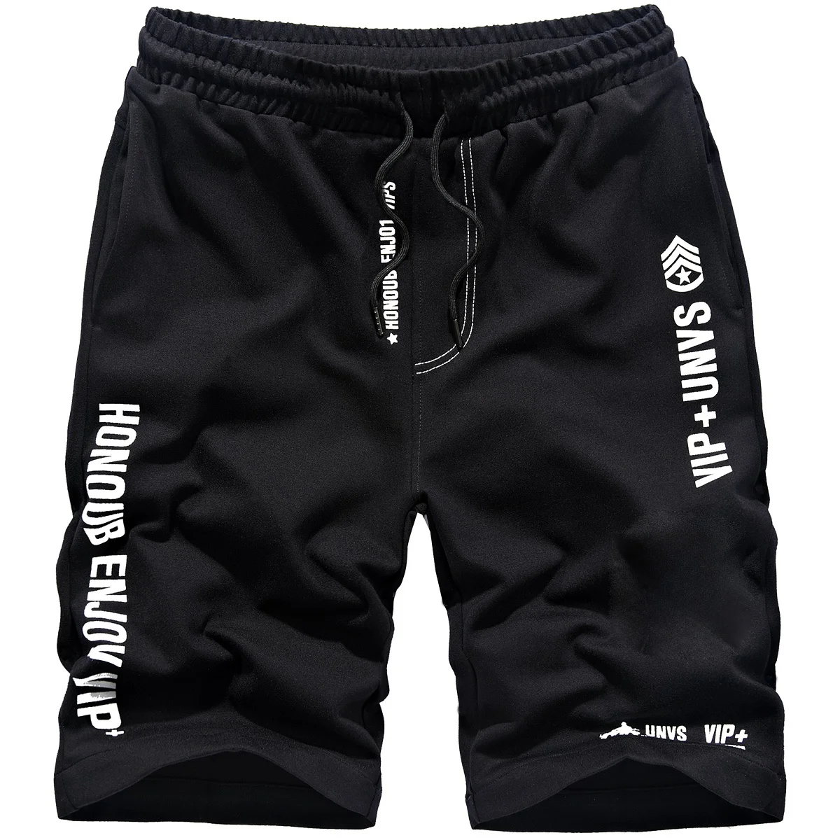 

VIP Summer Thin Knitted Spor Casual Loose Fit Straight Leg orts Five-Quarter Length Faionable Youth Urban Sle orts