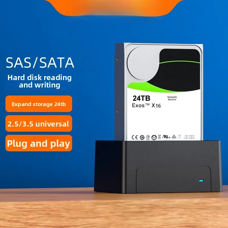 Hard disk enclosure SAS disk to USB 3.0 expansion hard holder server reader K308SAS move the disk