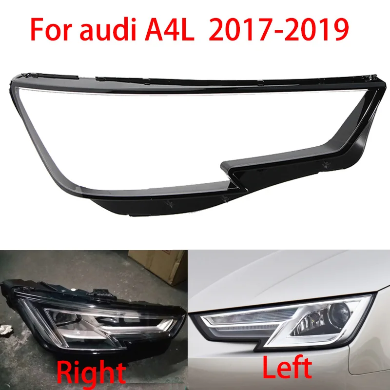 

Car Headlights Lampshades Housings Lens Clear Headlamp Shade Headlamp Housing Clear Lampshade Plexiglas For Audi A4L 2016-2019