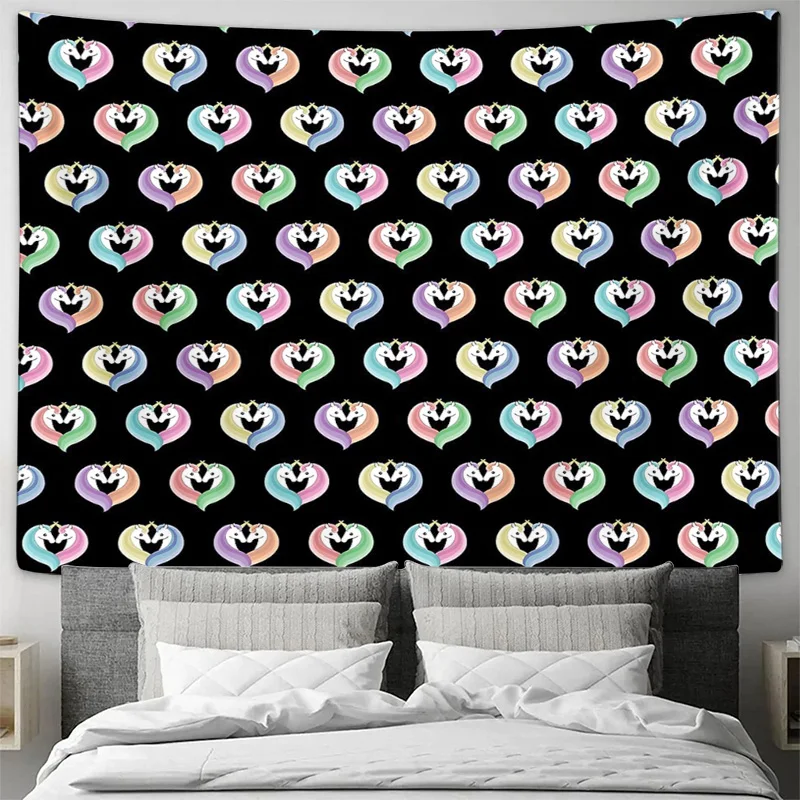 غالاكسي نسيج سديم الجدار الشنق الفضاء ديكور السماوية الفن الكون خلفية ديكور الغرفة الكونية الجمالية جدار ديكور بوهو الشريط #3