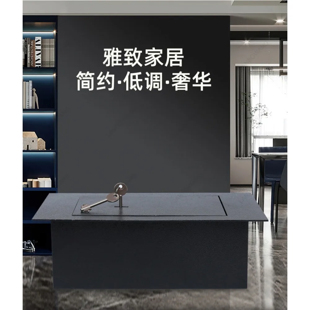 20K Floor Box Safe Manufacturer Wholesale Household Hidden Ground Hotel Wall Drawer Anti-theft Safe