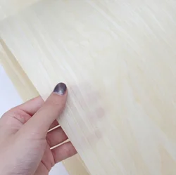 L:2.5meters Width:580mm T:0.25mm Technology Wood Light White Maple Wood Veneer Sheets Home Furniture Decoration