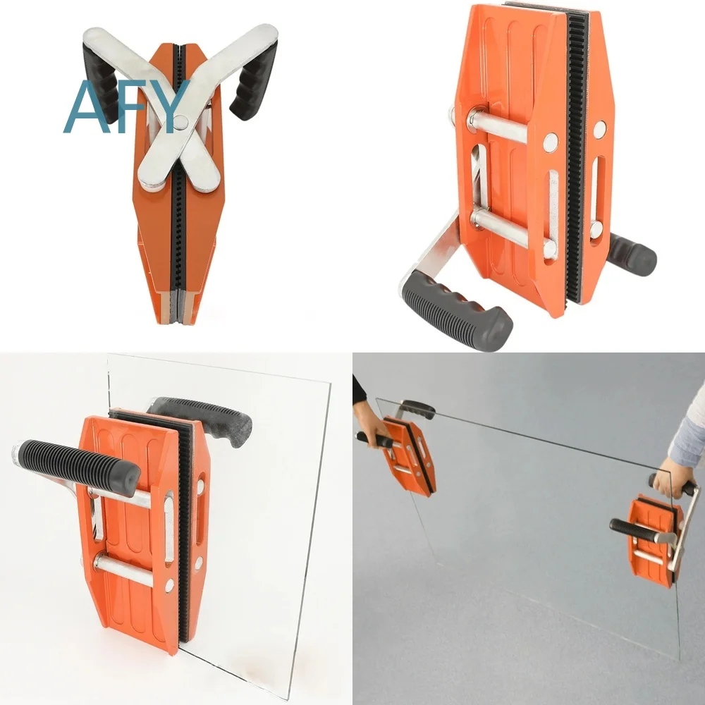 Glass Stone Handling Clip for SY32-33 Two-Hand Manual Lifting Tool with Wear-Resistant Rubber Pads for Construction Glass
