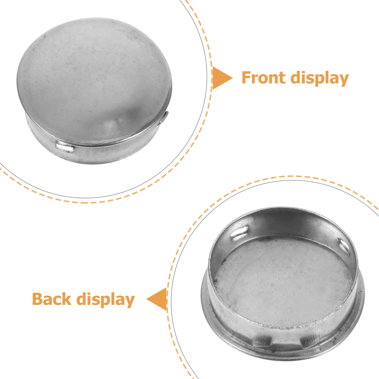 20 шт., заглушки для отверстий из нержавеющей стали, круглые заглушки для трубок, Т-образные водонепроницаемые уплотнительные заглушки для мебельной техники, промышленного использования