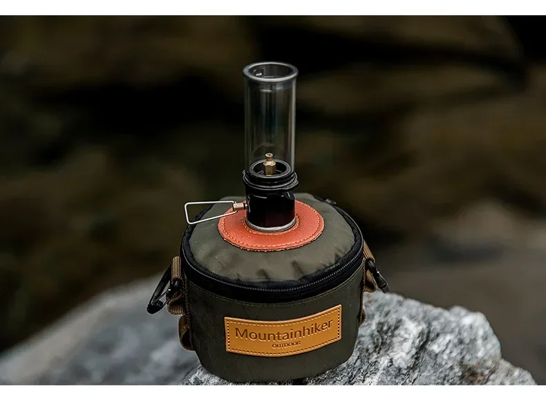 MOUNTAINHIKER Tragbare Windgeschützte Gas-Kerzenlampe für Outdoor-Camping Traumhafte Kerzenlicht-Zeltbeleuchtung – Detail 18