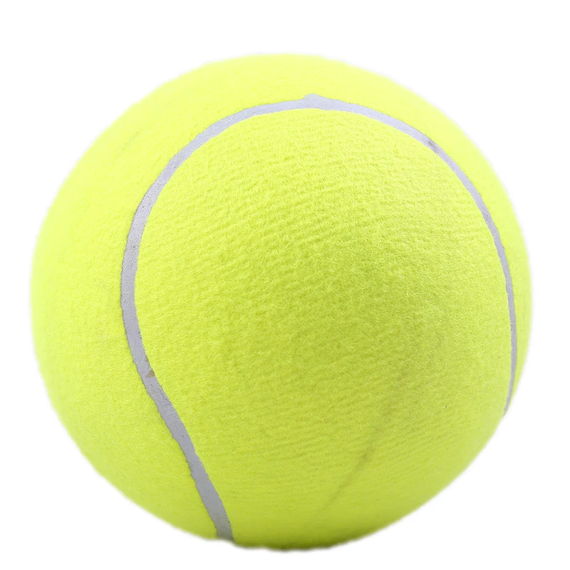 Juguetes coloridos para mascotas, juguetes duraderos de pelota de tenis de gran tamaño para perros de 9,5 pulgadas