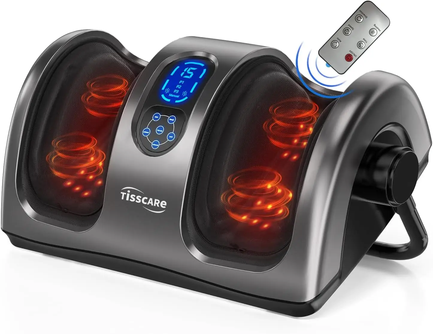 New Shiatsu Foot Massager with Heat: Foot Massager for Plantar Fasciitis, Massage Feet/Leg/Calf/Ankle at Home/Office