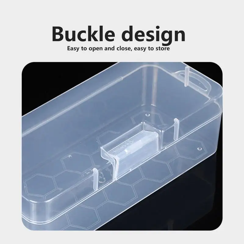 Transparent Boxes For Storage Clear Storage Box With Flap Lid Home Storage And Organization For Cosmetics Jewelry And Stationery