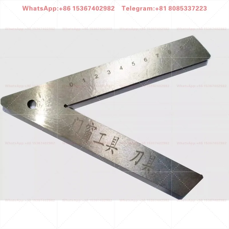 High-precision 45-degree angle ruler 90-degree right-angle measuring ruler Thickened,