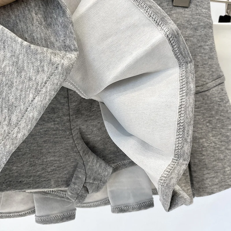 

Low Waist A-Line Skirt Women's Spor Anti-Light Summer Commute ey f-length Skirt Versatile Korean Sle ort Skirt