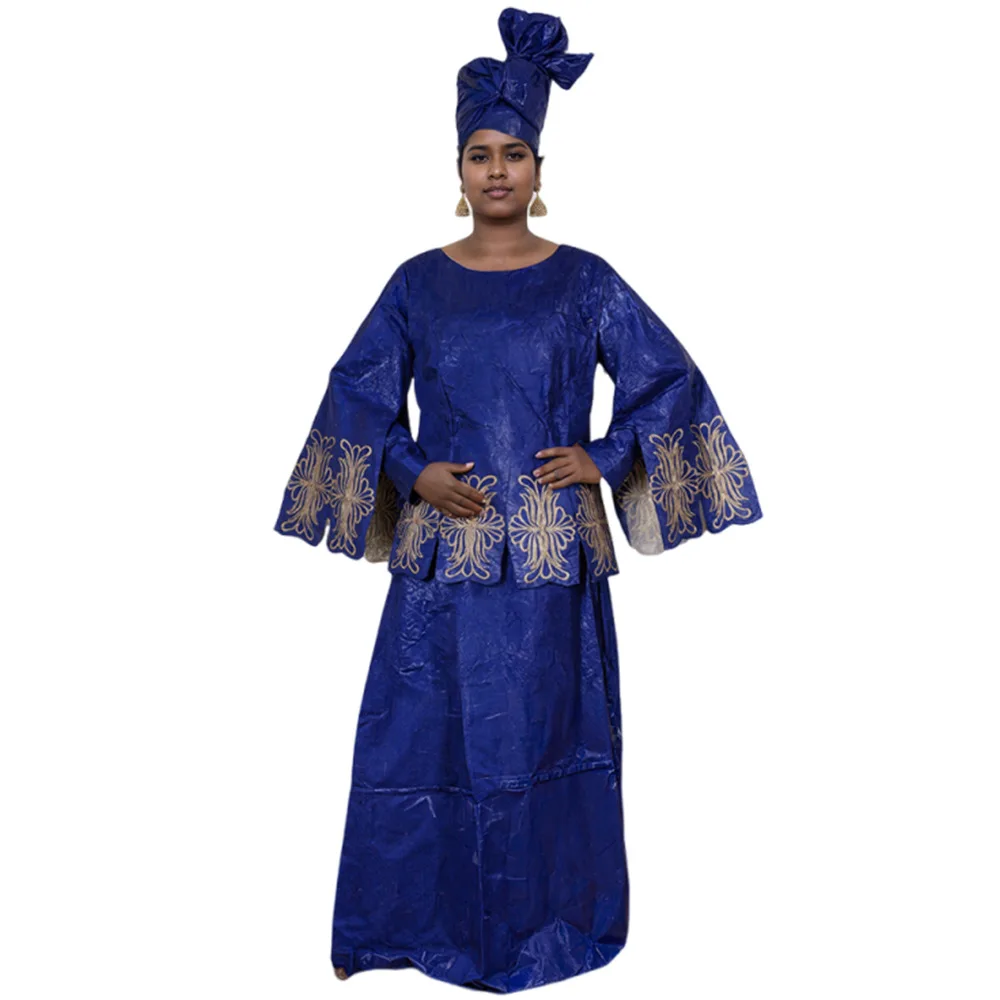 

African Clothes for Women 2 PCS Sets Tops And Skirts Suits Dashiki Ankara Outfits Gown Plus Size Wedding Party Dresses 2025
