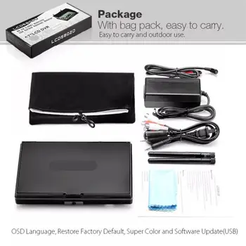 FPVKING LCD5802D 5802 5.8G 40通道 7吋 FPV 顯示器,附 DVR 內建電池,適用於 FPV 多旋翼飛行器/遙控四軸飛行器 10 最佳銷售 監控第一人稱視角 - №2