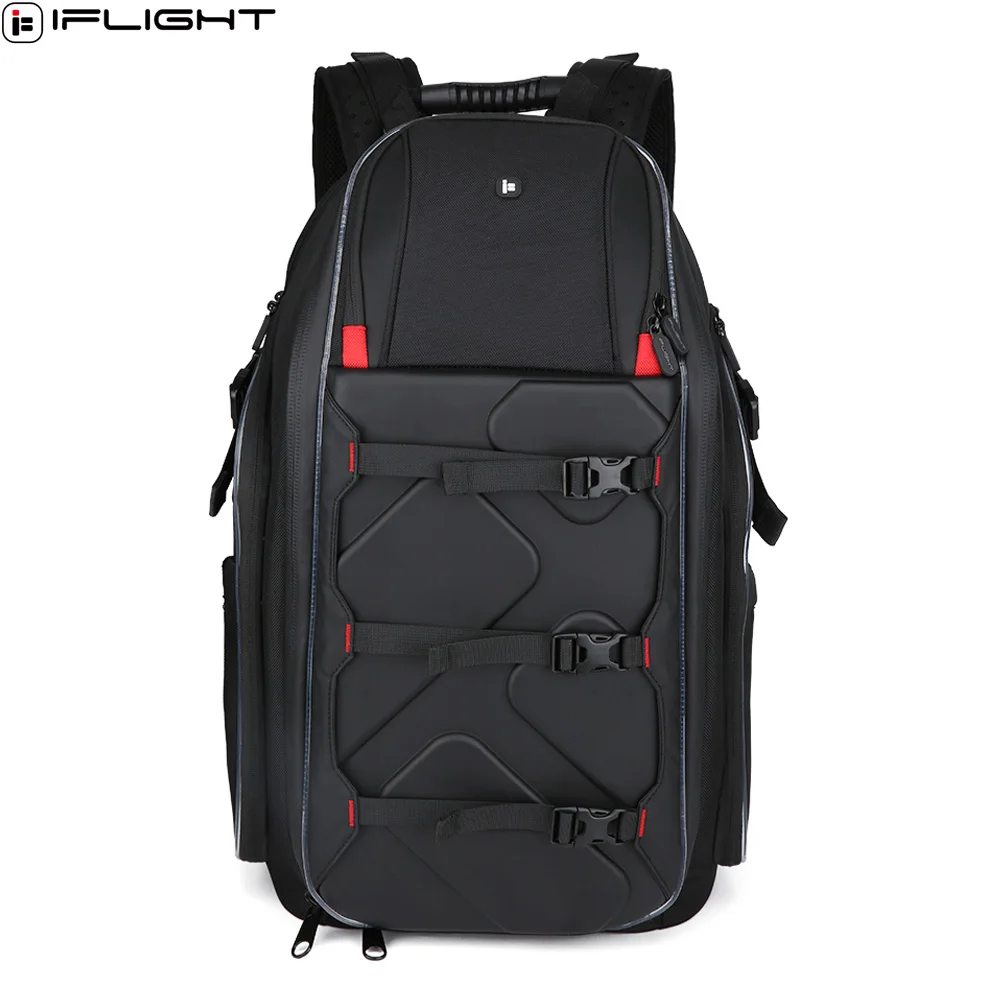 

IFlight FPV Drone Backpack 530X340X260mm 33 Liter Volume Resizable Compartments Ntegrated RGB Light Strips for FPV Drone Goggles