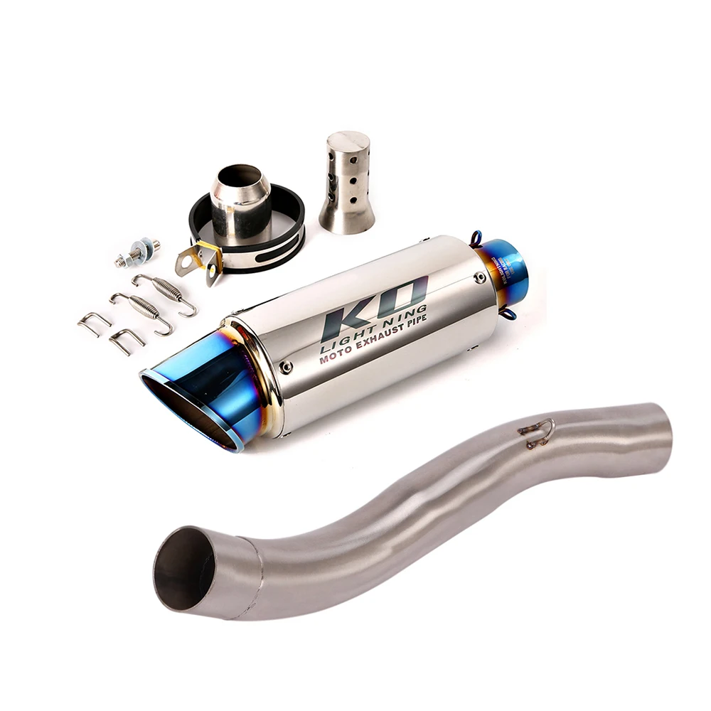 

Для Ducati Scrambler ICON/полная дроссельная заслонка/классика 2015-2023 мотоцикла выхлопная труба Escape Moto среднее звено трубы наконечники глушителя