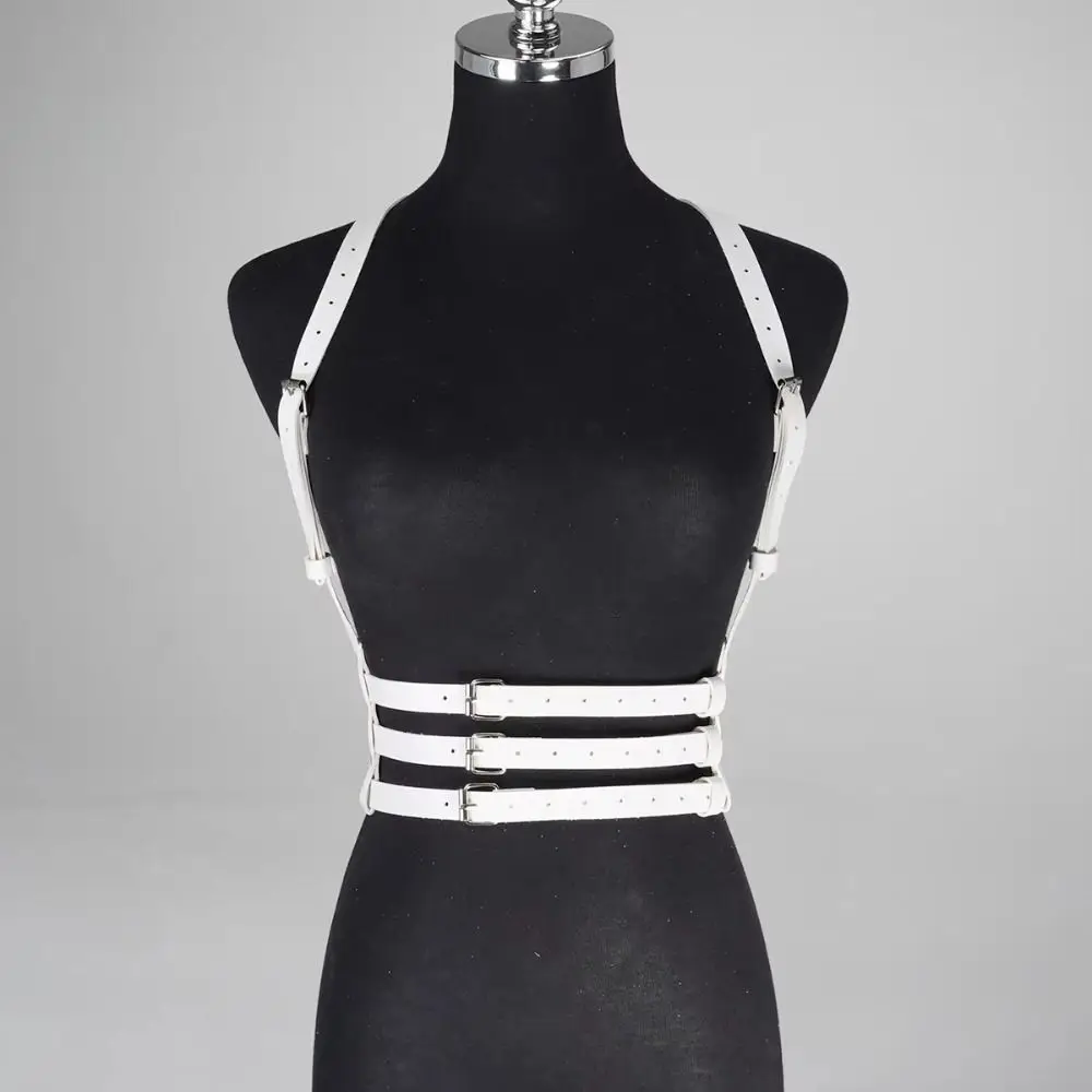 Fashion PU Leather Women's Belt Adjustable Buckle Design Leather Belt Three-Layer Goth Style Needle Buckle Belt Women