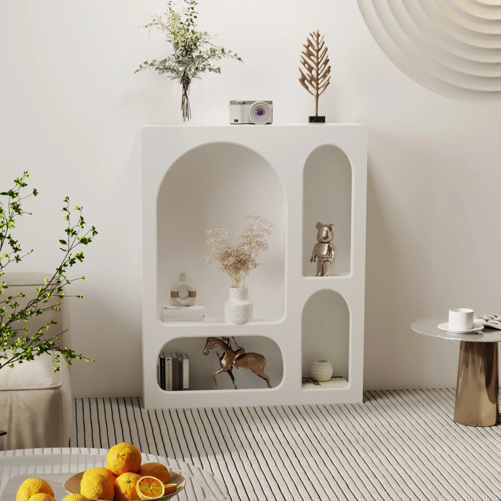 Entrance Storage Cabinet Locker Display Decorative Cabinet Art Shelf