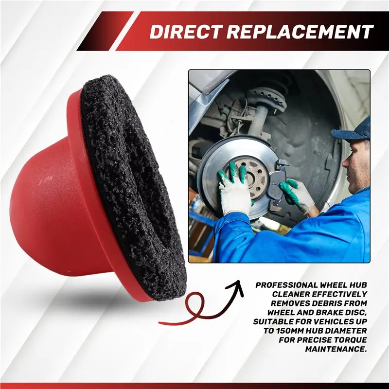 150Mm Wheel Hub Grinder Silicon Carbide Disc Wheel Hub Resurfacing Kit Rust Removal Tool Tire Change Rim Cleaning Tool