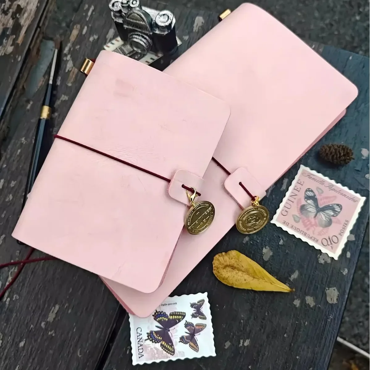 

Potentate Natural Full Grain Cow Leather Watercolor Sketchbook 100% Cotton Travel Water Color Journal Paper Book For Painting