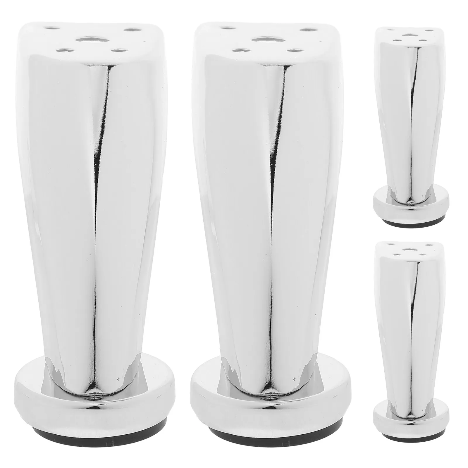 4 Pcs Chair Leg Extenders Adjustable Drawer Legs Feet for Furniture Cabinet Hairpin Bench
