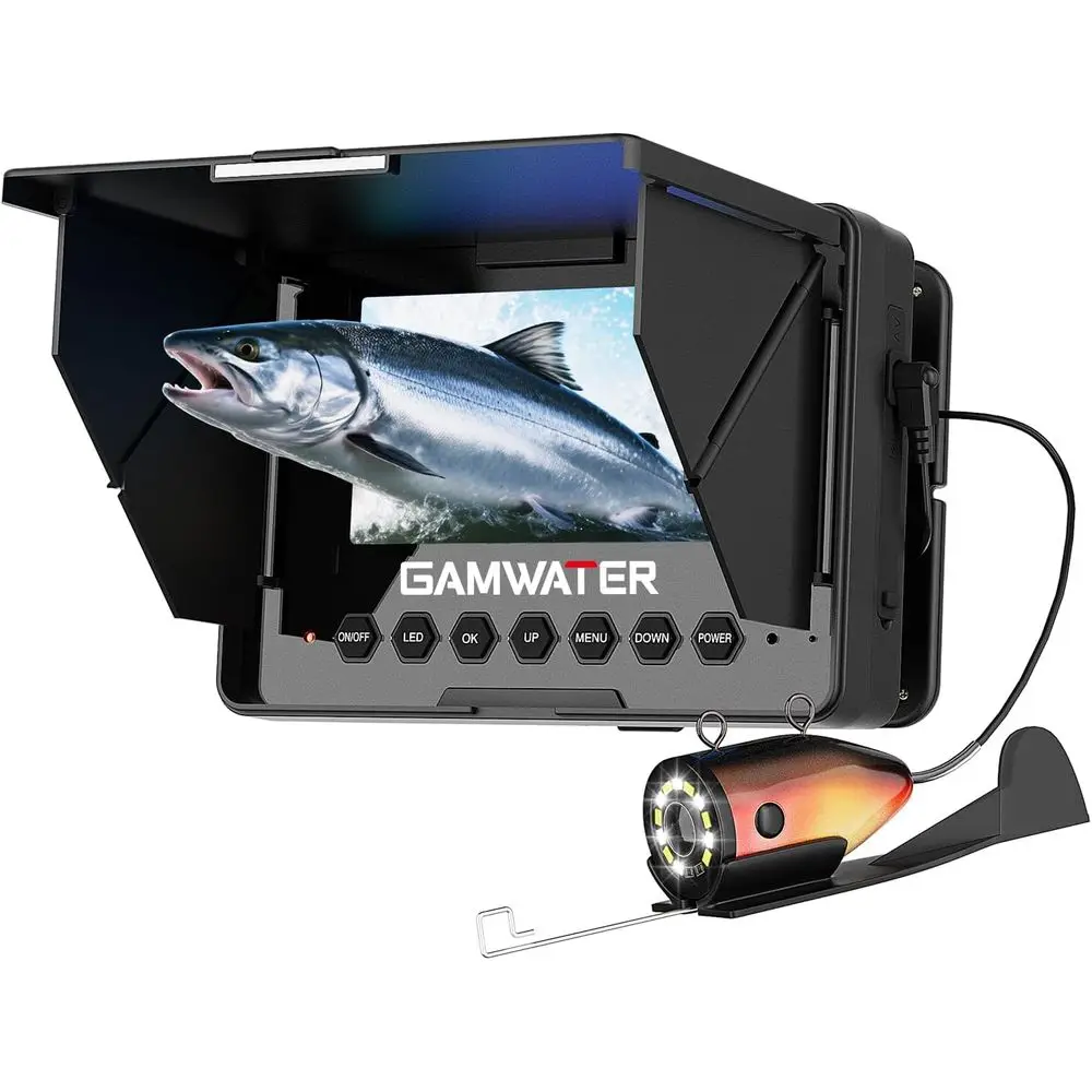 

Портативный кабельный эхолот длиной 15 м с ЖК-экраном 4,3, HD-объективом, инфракрасным ночным видением и аккумулятором емкостью 8500 мАч для каякинга на ледяном озере и