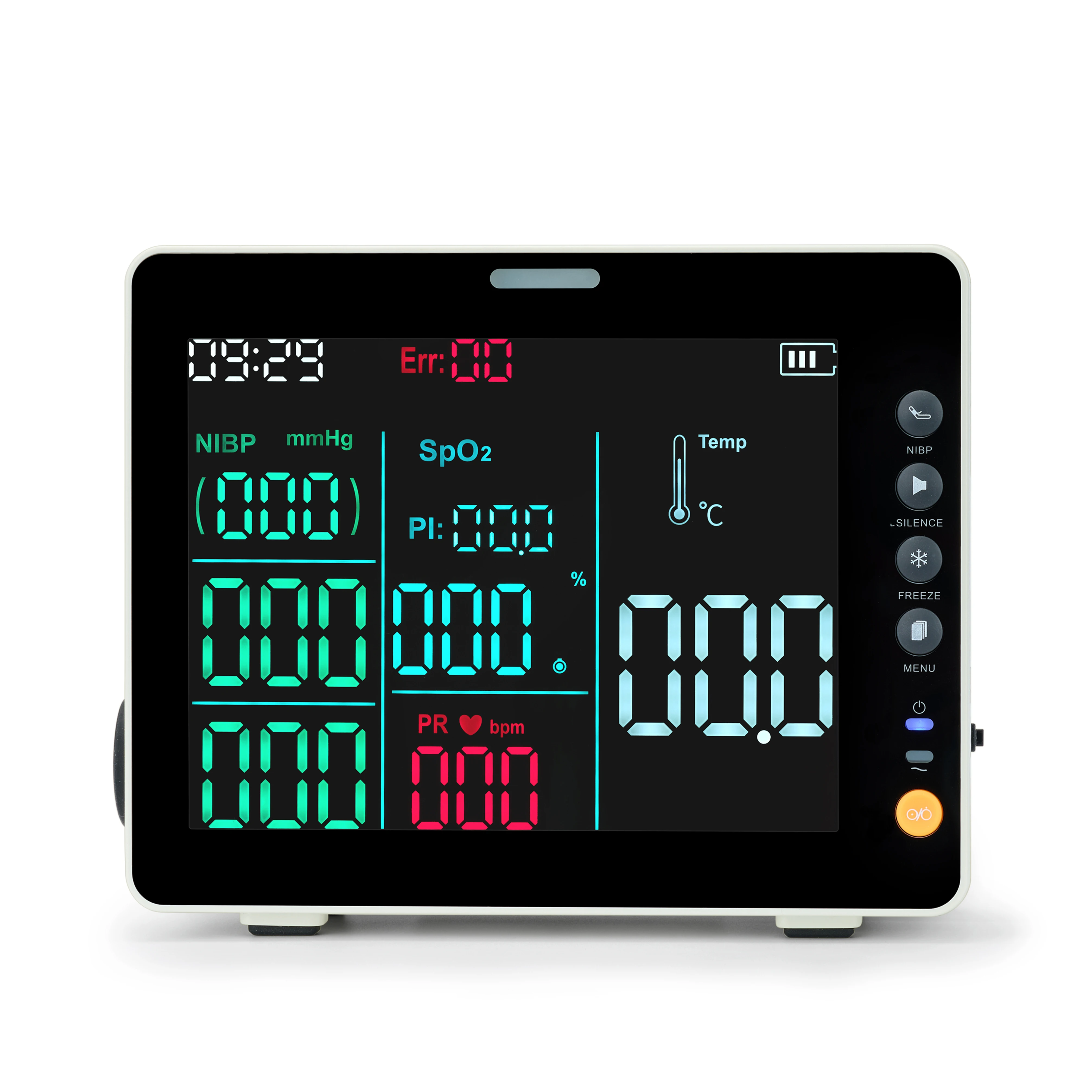 Factory Direct Sale Portable Plastic Life Sign Monitor 3 Parameters Veterinary Monitoring Devices Wholesale Price For Medical