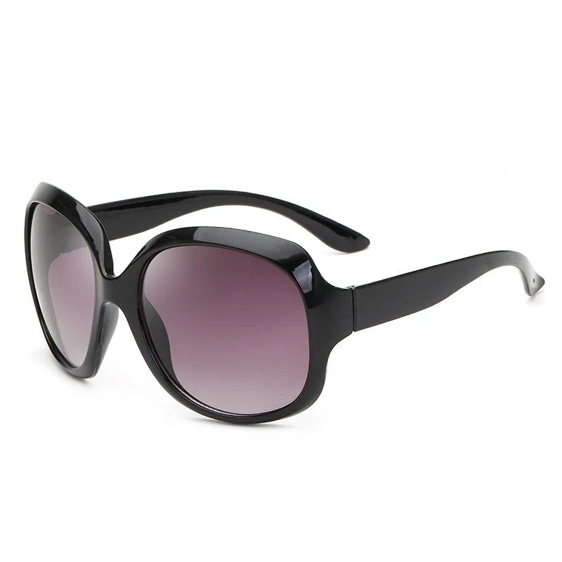Oversized  Sunglasses Women Luxury Brand Designers Oval Sun Glasses Vintage Black Shades UV400 zonnebril dames