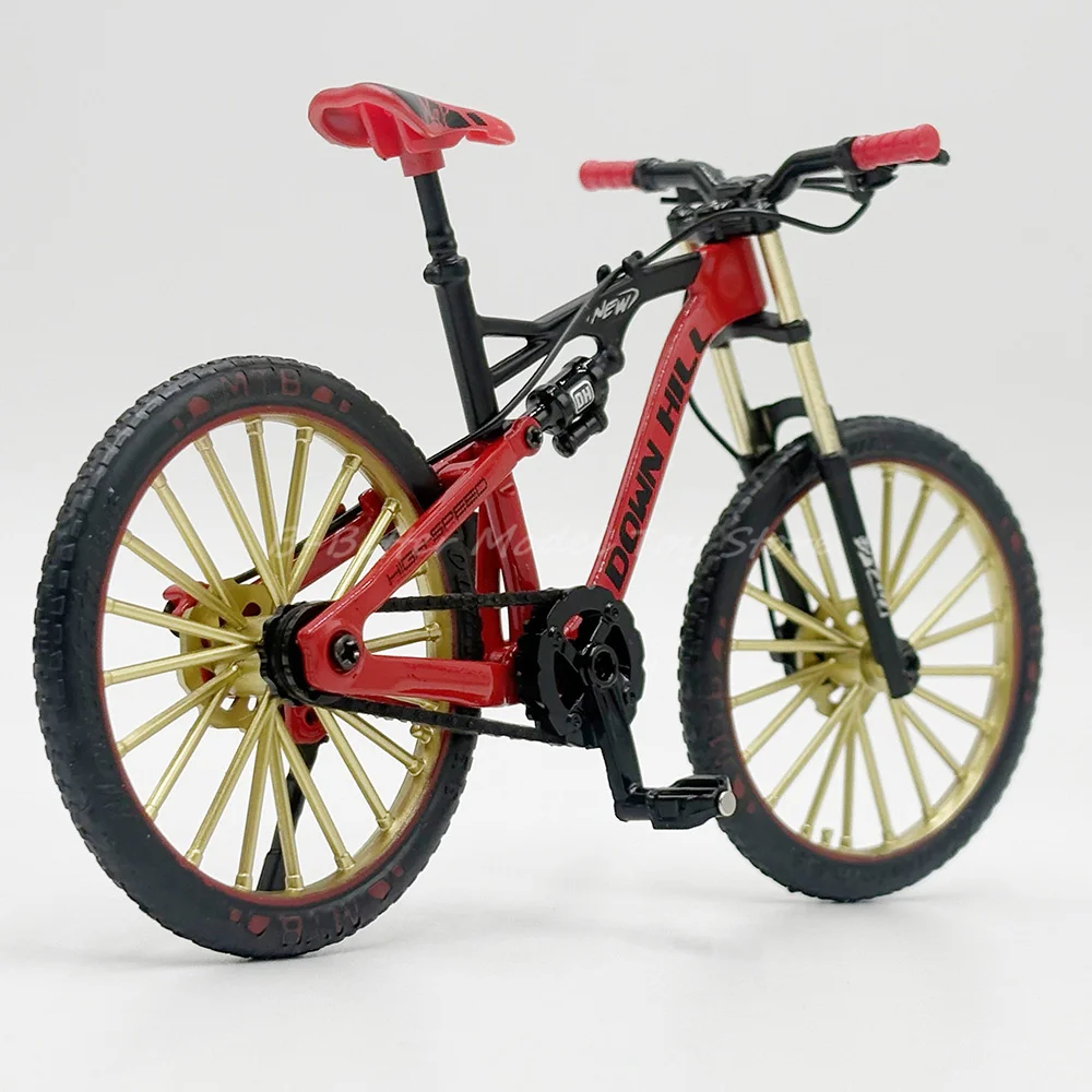 1:10 Odlewany metalowy model roweru Zabawka DH Down Hill Ekstremalny rower górski Miniaturowa replika