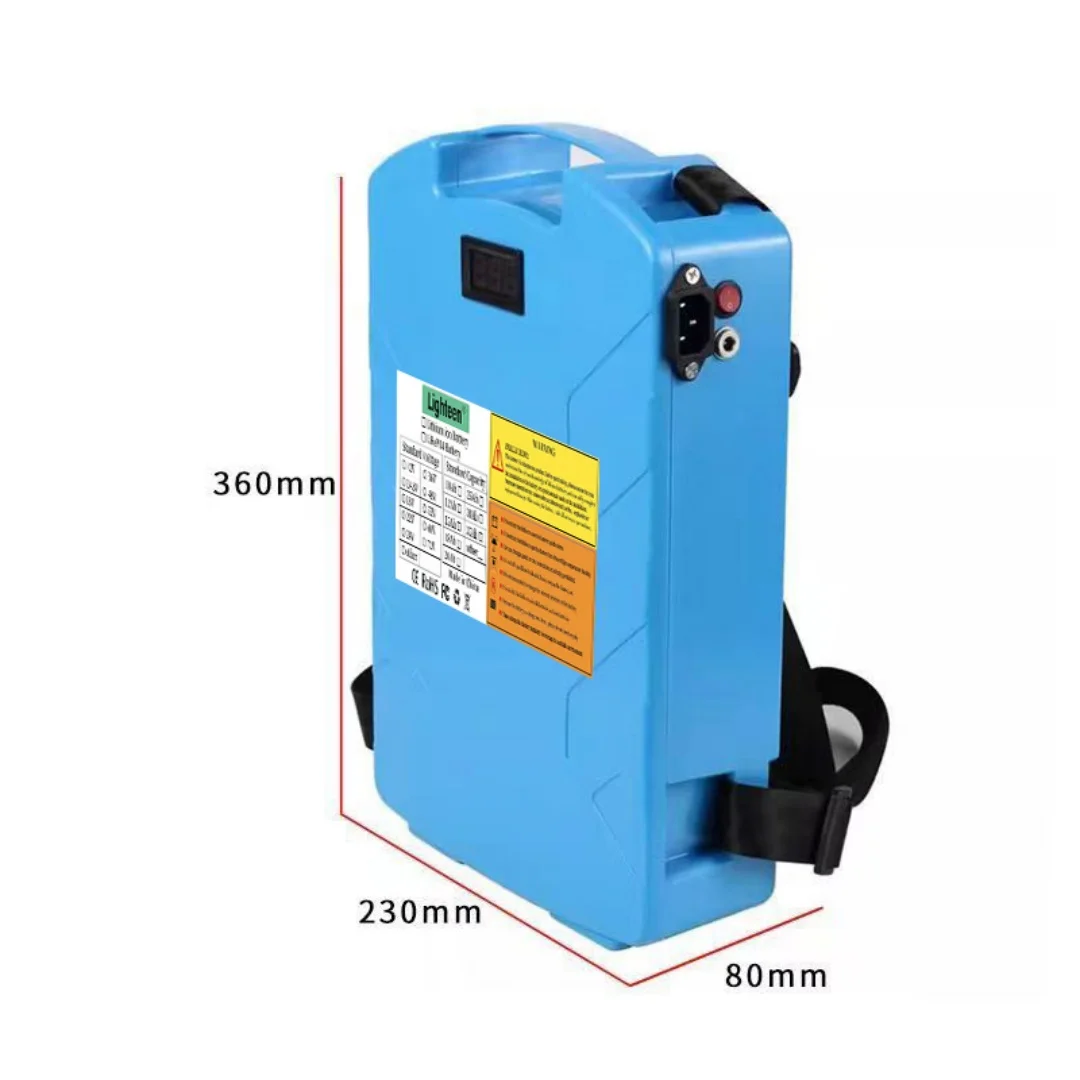 The new 24v10Ah/15Ah/20Ah portable lithium-ion garden mower battery is suitable for a variety of hedge electric garden tools