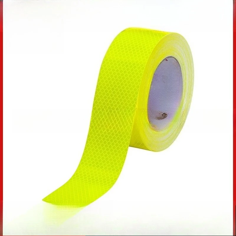 reflective sticker, fluorescent yellow and green reflective strip, contour reflective film, diamond warning sticker