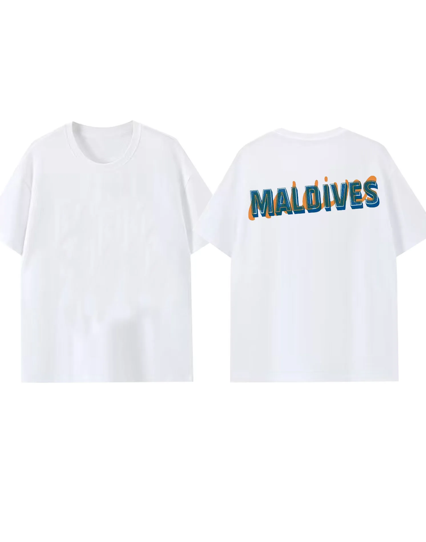 

Maldives Graphic White T Shirt Men Women Fashion Casual Streetwear Oversized T Shirt Art Design 2025 Trendy