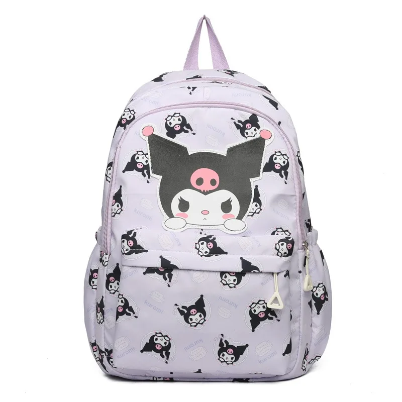 Hello Kitty Kuromi Children Backpack Primary School Students Large-capacity School Bags Girl