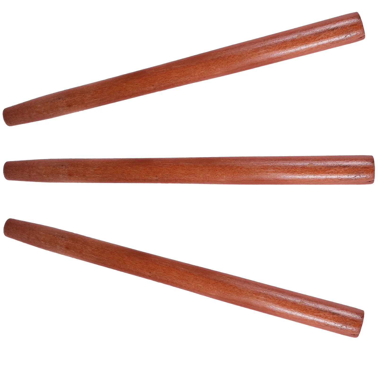 3 pezzi in legno massello con manico a martello per azionetta, maniglie da giardino di ricambio, accessori per zappa in legno