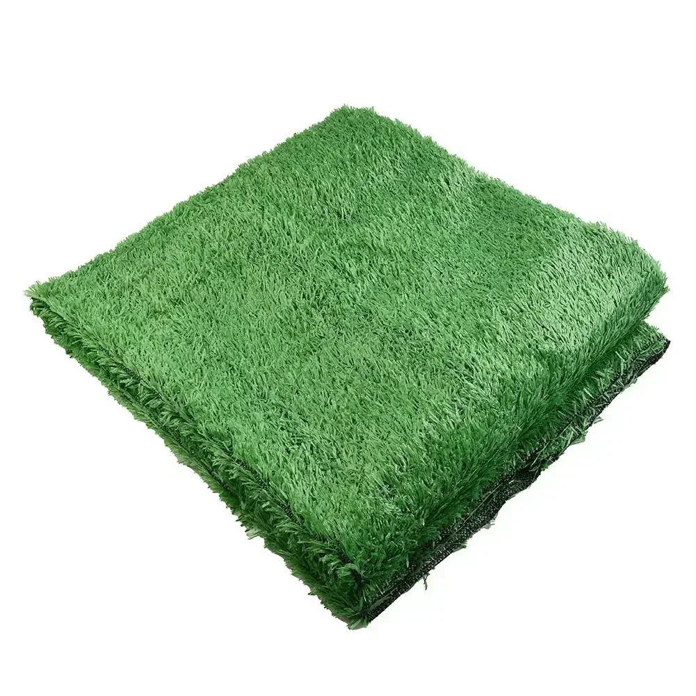 สนามหญ้าประดิษฐ์หญ้า 200*200 ซม.2 ซม.DIY สวน Props สีเขียวอนุบาลสนามเด็กเล่นคุณภาพสูง
