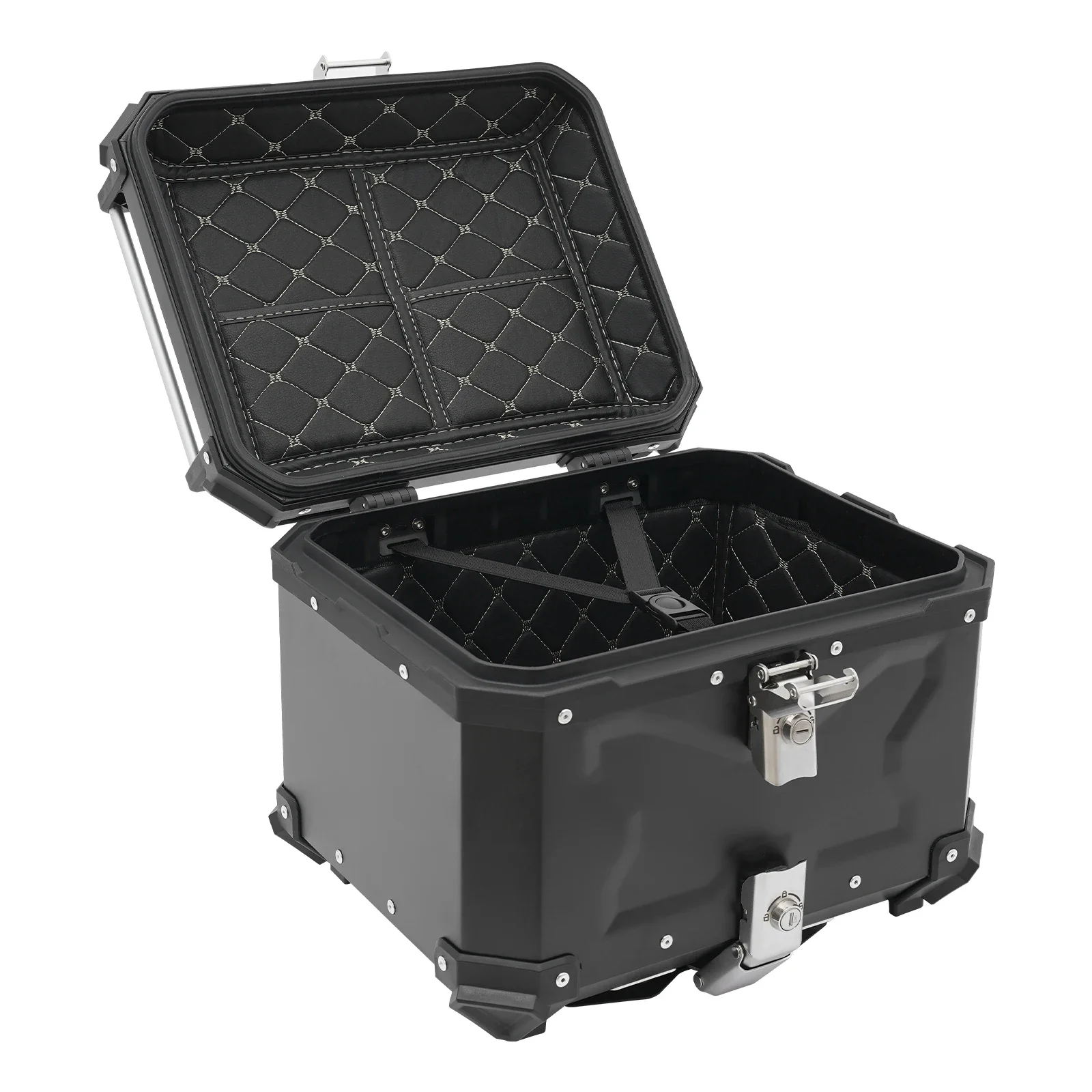 Top Case pour moto, boîte arrière de moto étanche, mallette de rangement pour queue de moto avec verrouillage de sécurité