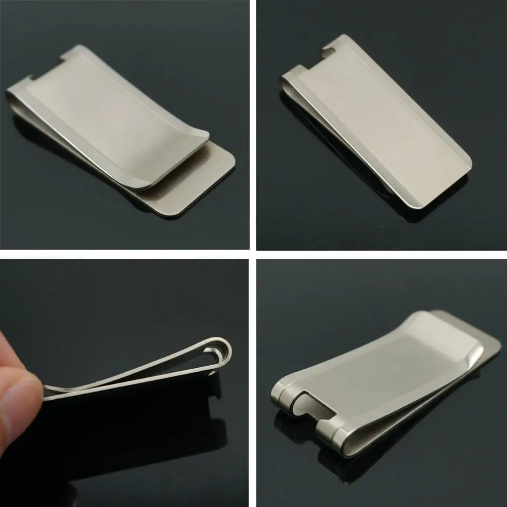 Solider Titan-Geldclip Kreditkartenhalter für Herren Schlanker Minimalistischer Bargeldhalter EDC-Tool Abschlussgeschenk für Ihn – Detail 6