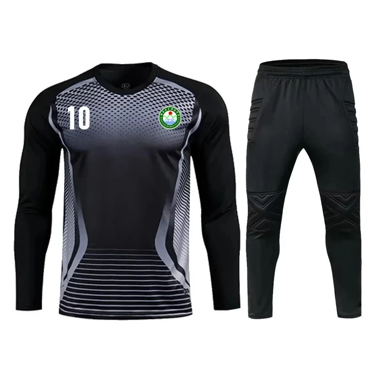 

2022 Men Soccer Uniforms Goalkeeper Jersey New Profession Training Boy Football keeper Jersey Sponge Protector Doorkeeper