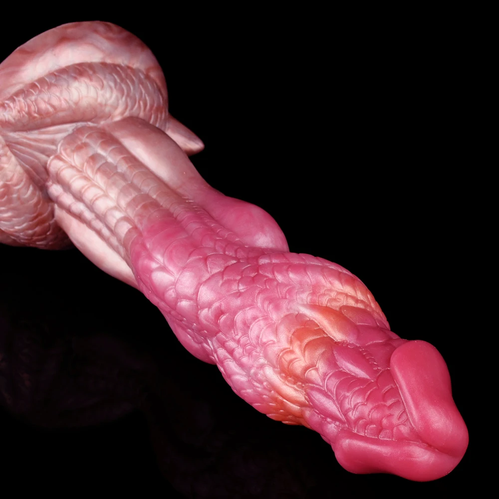 FAAK Fantasy Dragon Dildo against-scale Texture Vagina Stimulate Butt Plug Colorful Sex Toys For Women Men Female Masturbator